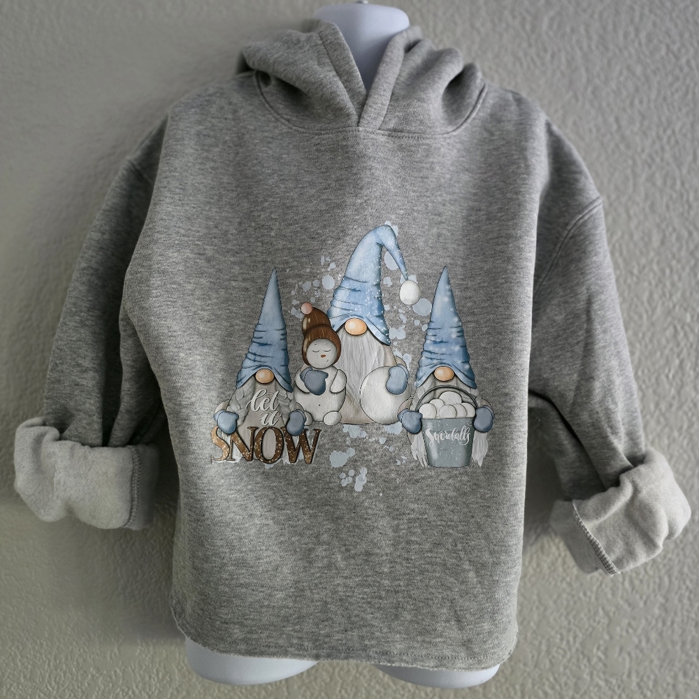 Adorable Snowy Gnome Hoody - Size Medium